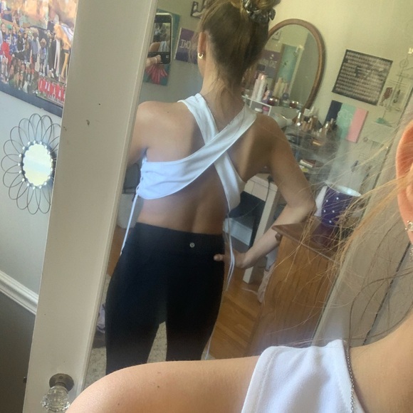 Free people white halter top crop top - Picture 4 of 4